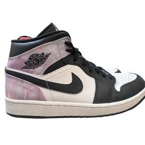 Size 10 - Air Jordan 1 SE Mid Zen Master Arctic Pink Black & White